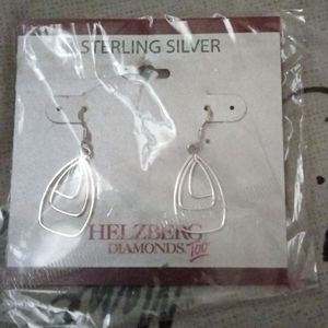Helzberg Diamonds Sterling silver drop earrings